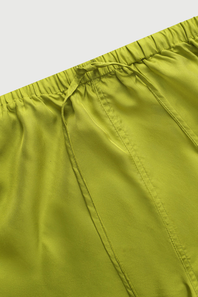 The Drawstring Short, Silk Twill